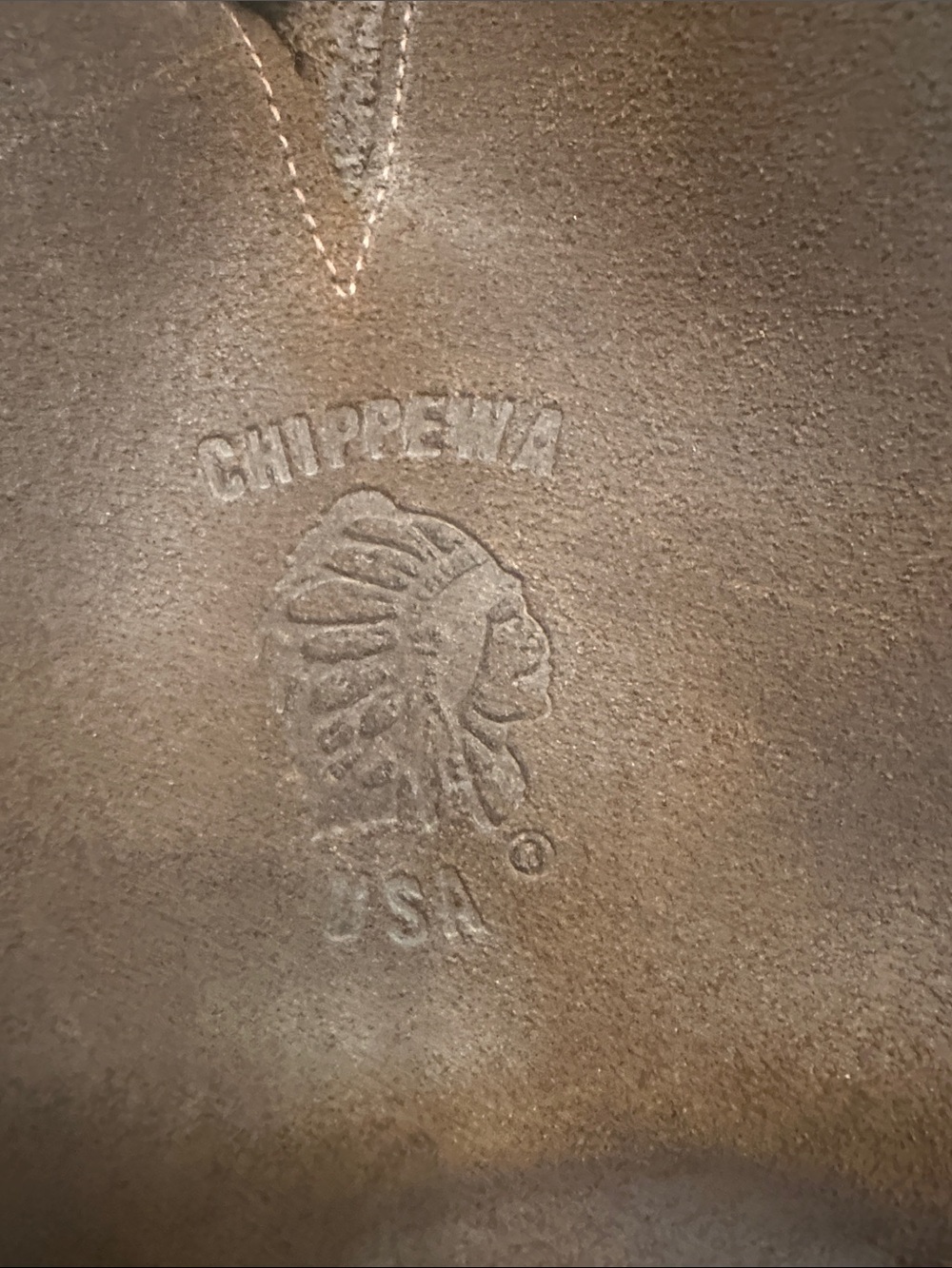 Chippewa Brown Suede Short Engineer Boots - Picture 2 of 6